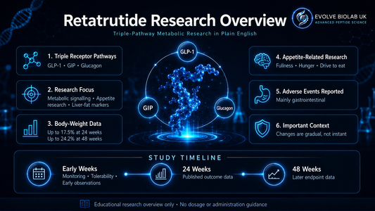 Retatrutide Peptide Research: Mechanism, Clinical Studies & Metabolic Effects