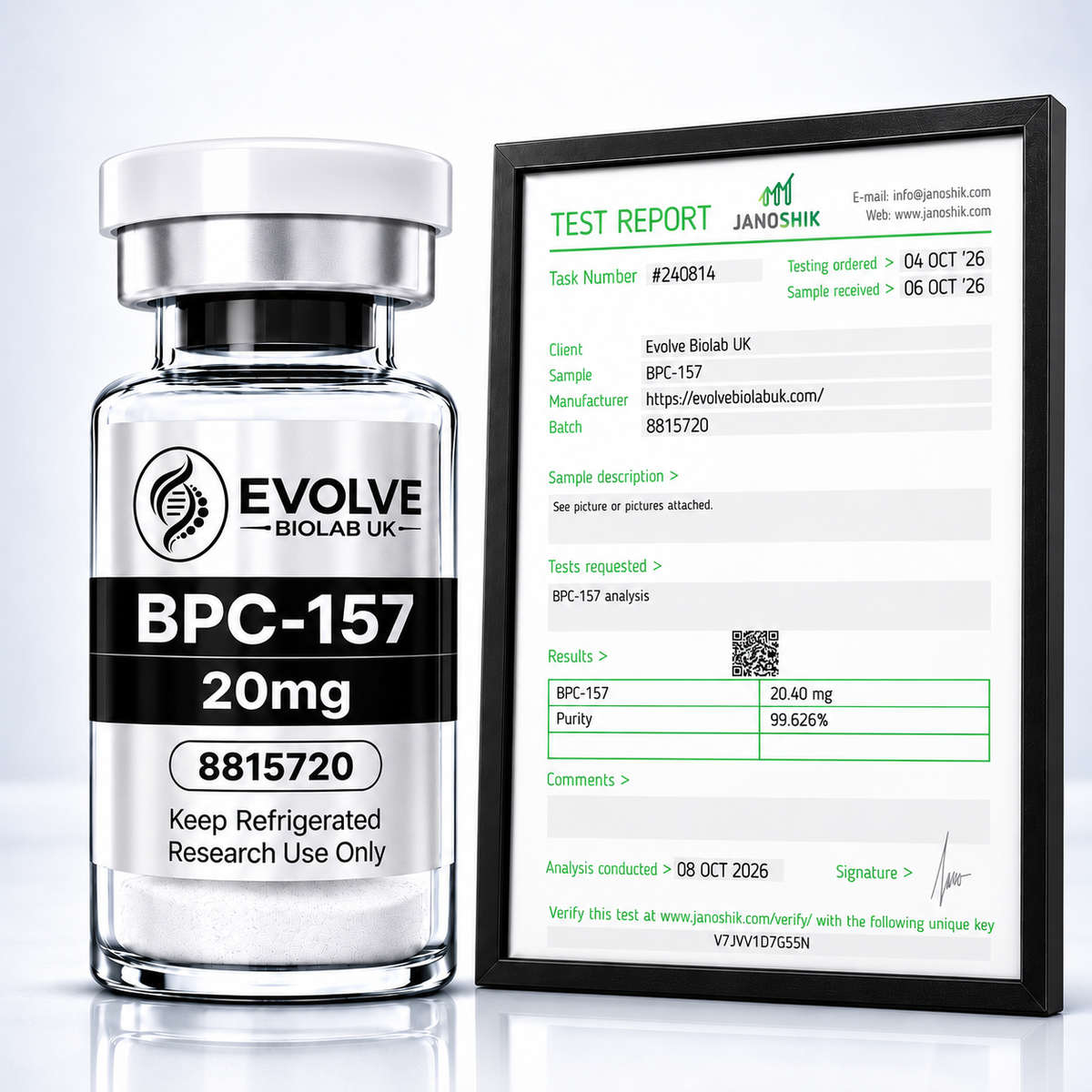 BPC-157 - 20mg - Evolve Biolab UK