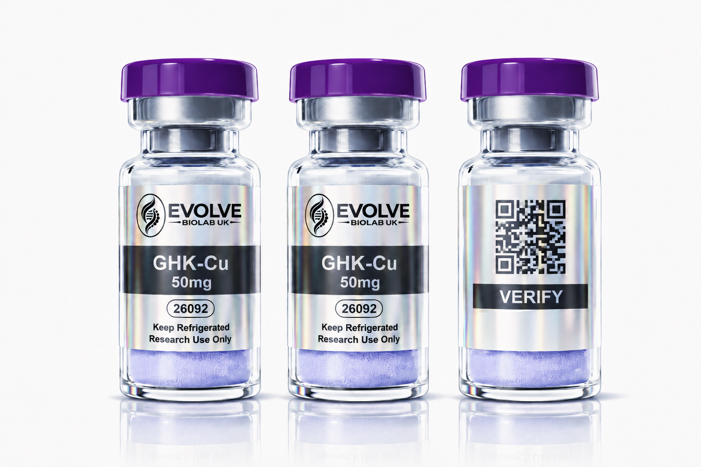 GHK-Cu Lyophilised Research Material Set | 2 x 50mg