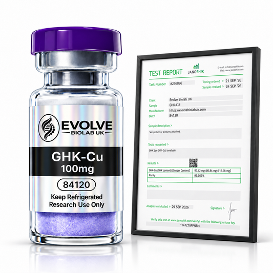 GHK-Cu - 100mg - Evolve Biolab UK