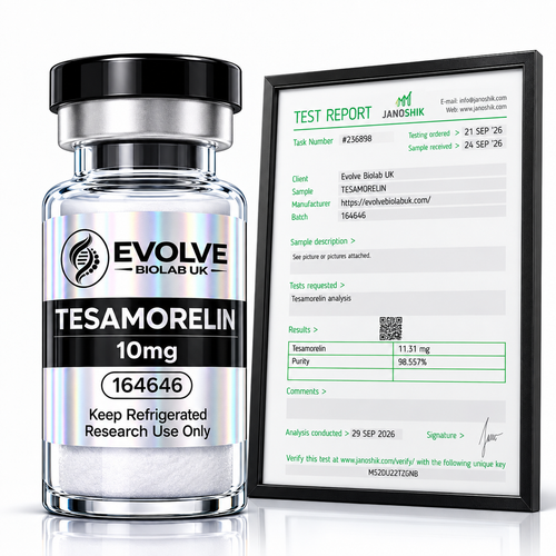Tesamorelin 10 mg product vial