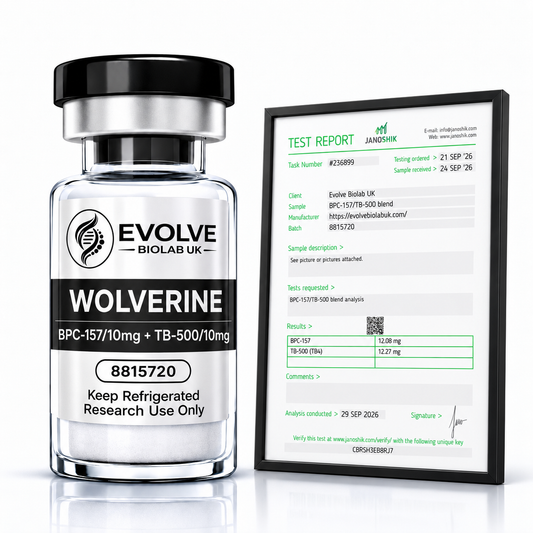Wolverine Blend (BPC-157 + TB-500) - 20mg - Evolve Biolab UK