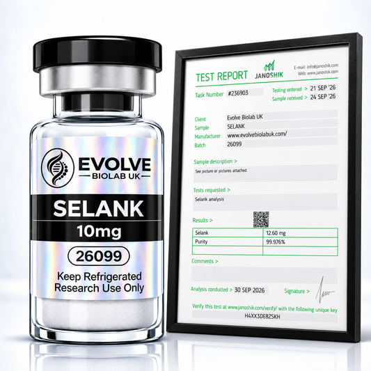 Selank - 10mg - Evolve Biolab UK