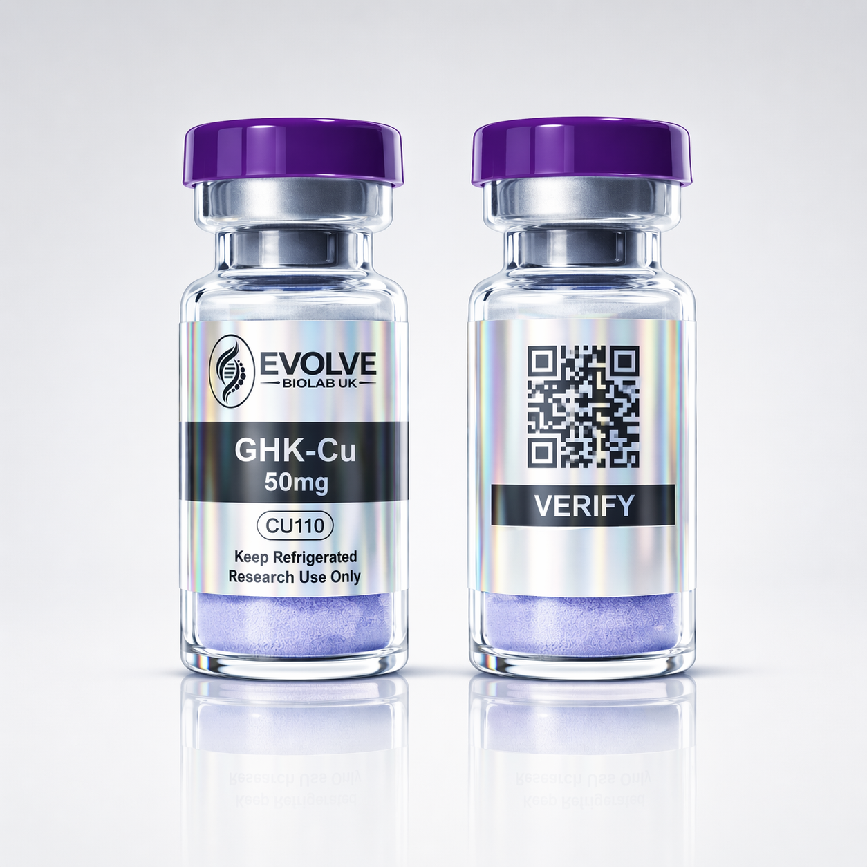 GHK-Cu Research Peptide UK 50mg & 100mg | Lab Tested | Evolve Biolab UK GHK-Cu Research Peptide UK 50mg & 100mg | Lab Tested | Evolve Biolab UK