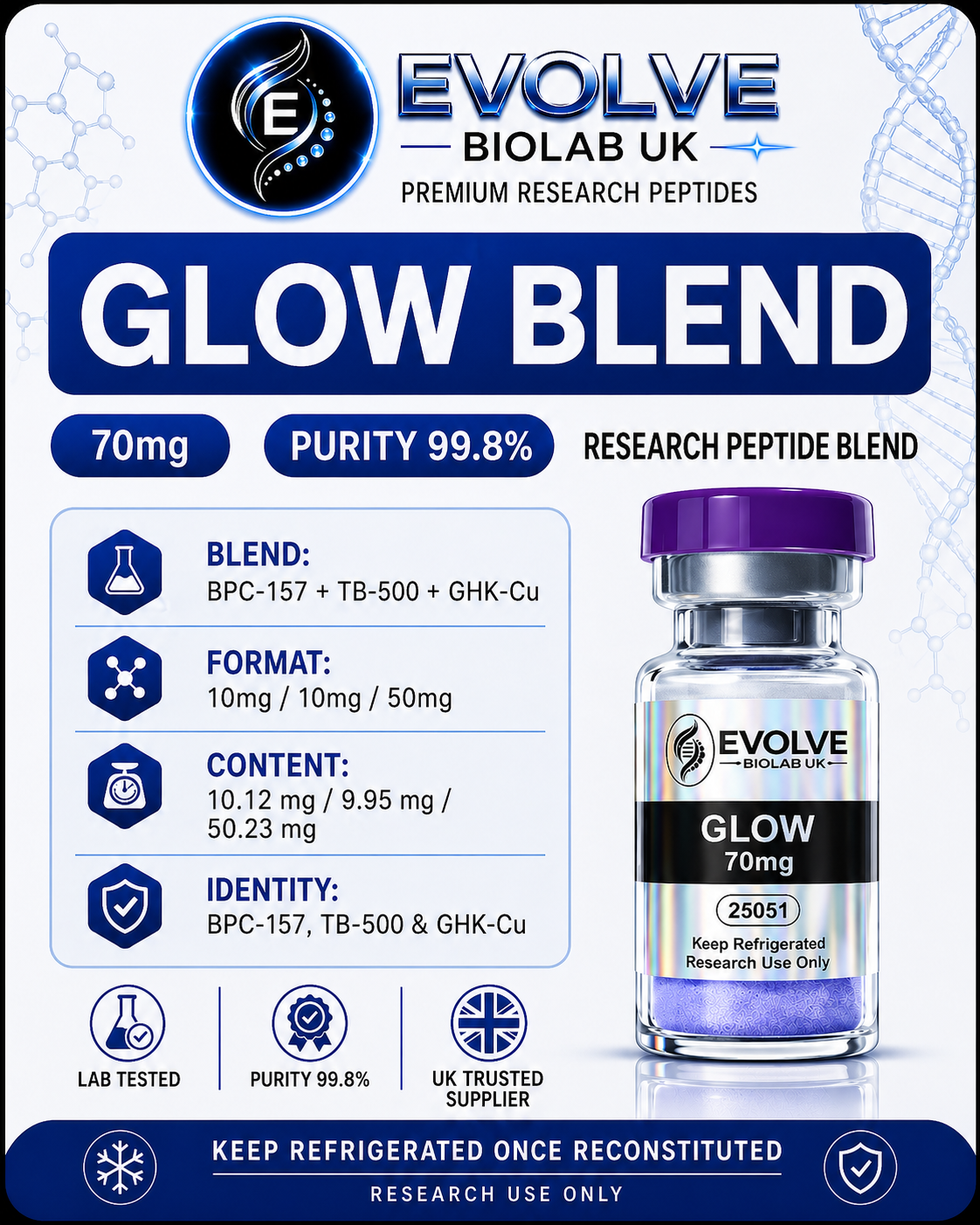 Glow Blend 70mg | Lab Tested