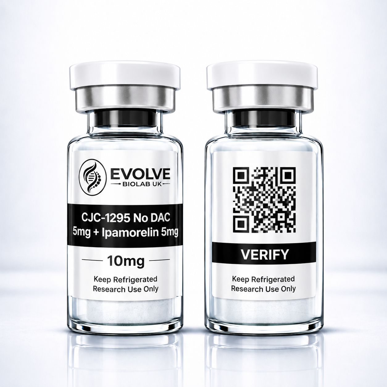 CJC-1295 (No DAC) 5mg + Ipamorelin 5mg – Evolve Biolab UK