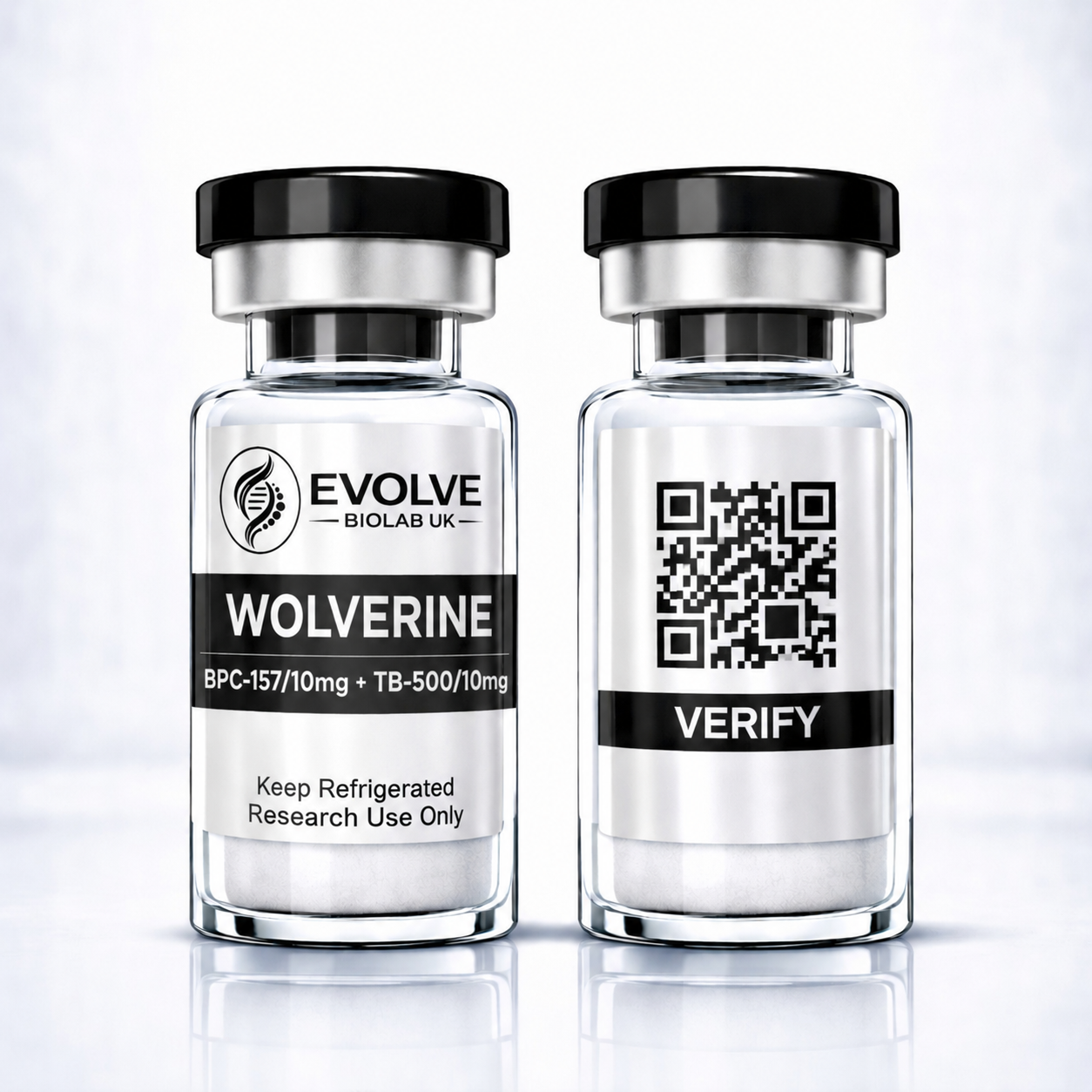 wolverine blend bpc-157 tb-500 10mg & 20mg | Lab Tested recovery peptide Bacteriostatic Saline vs Sodium Size:1000 mcg/ml - 1 box (10amp. x 1ml) -Discount code N/A